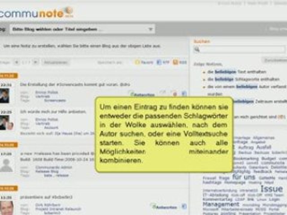 Communote Feature Story (deutsch)
