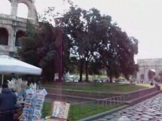 Ancient Roman Colosseum and the Arch of Constantine