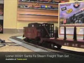 TRAINZ.COM - Lionel 30091 Santa Fe Freight Train Set