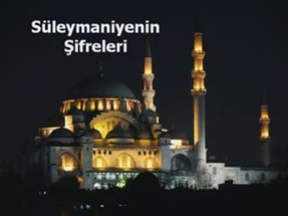 Suleymaniyenin sifreleri