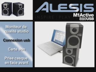 Enceintes Alesis M1 Active 320 (La Boite Noire)