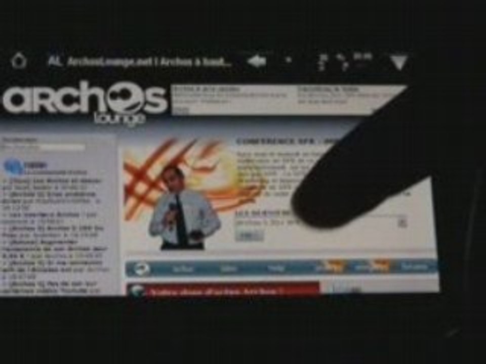 Archos 5 3G+ by SFR - Vidéo 4 - Internet