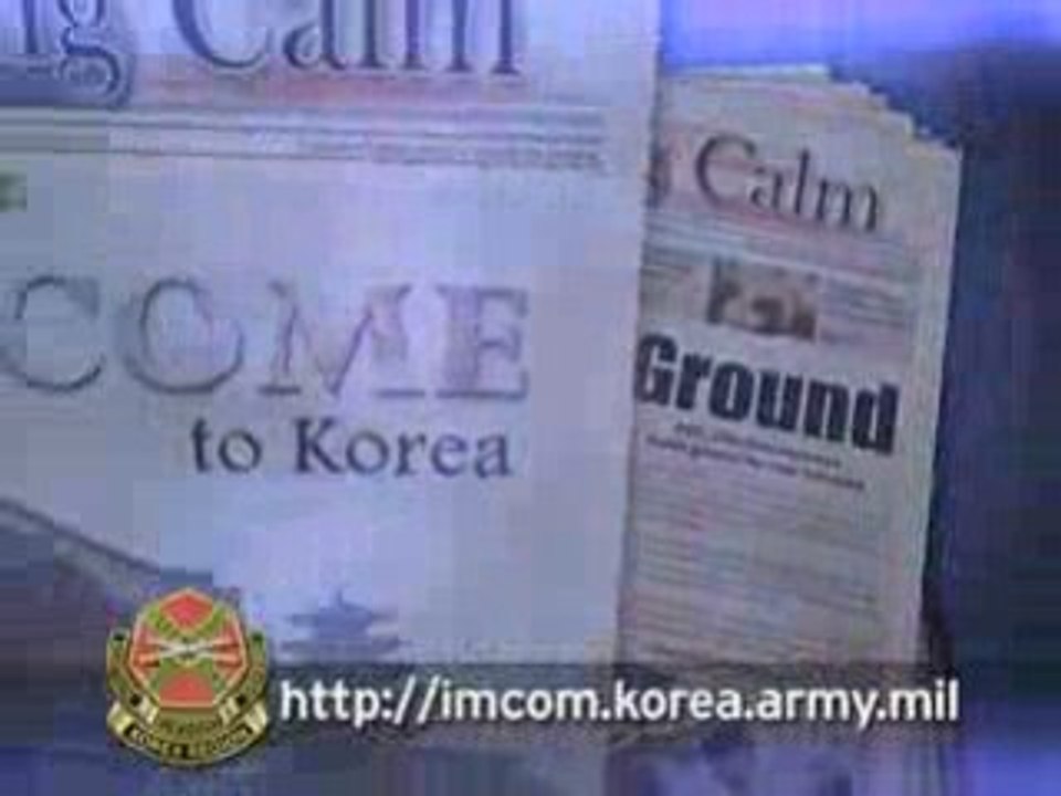 U.S. Army Korea TV Commercial Morning Calm Newspaper