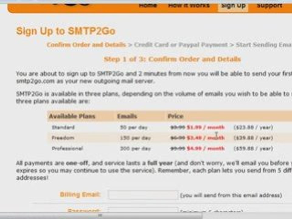 SMTP to go