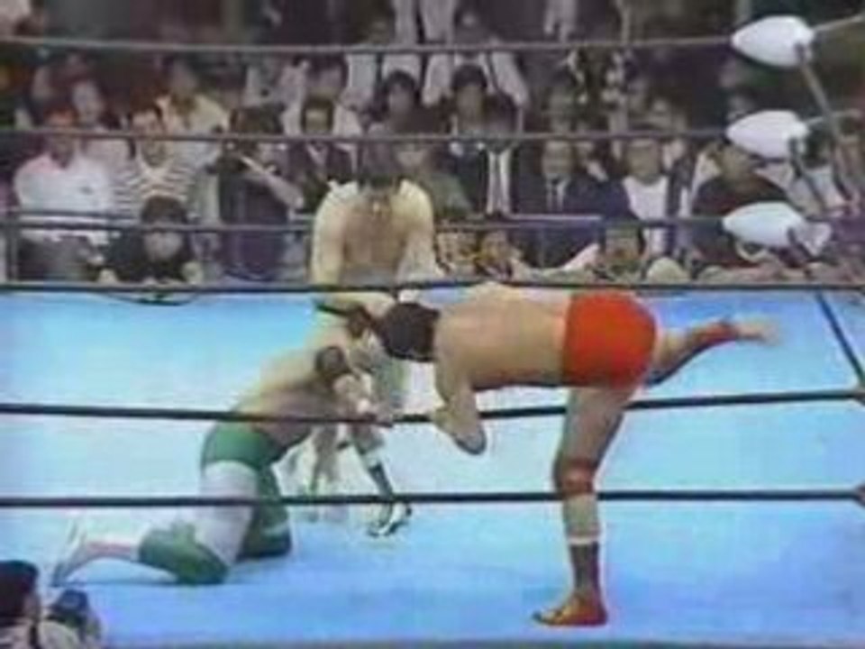 Tsuruta,Taue & Fuchi vs Misawa, Kawada & Kobashi, Part 1.