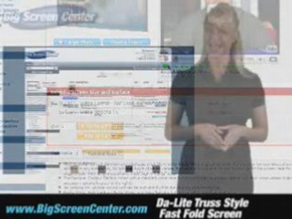 Da-Lite Truss Style Fast Fold Screen