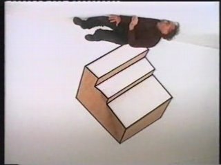 Escalier descendant un homme
