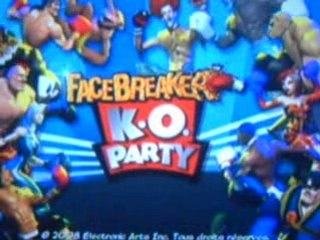 Videotest Facebreaker k.o party wii