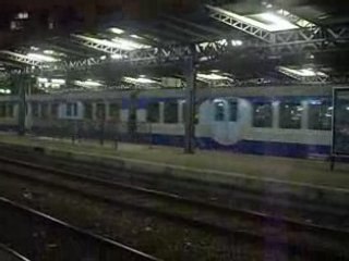 départ de la bb 67446 avec le rio bleu transilien