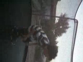 Me on trampoline messing around