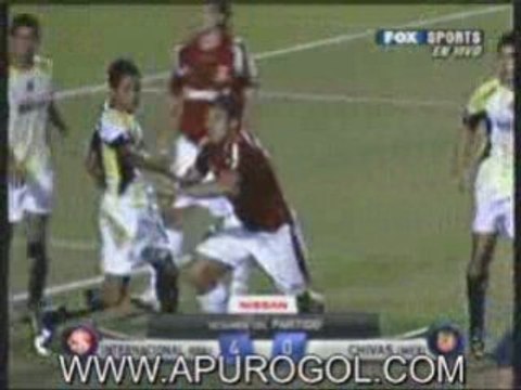 Internacional 4 Chivas 0 Goles D´Alessandro Nilmar