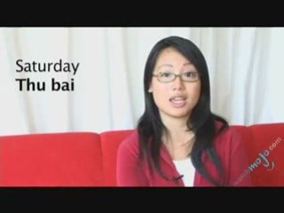 Vietnamese Translations - How To Say Saturday