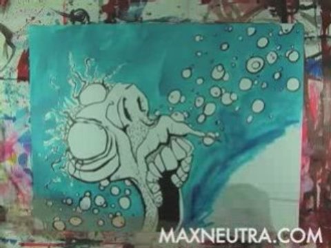 Art by Max Neutra Inspired by Denny Dent, Ralph Steadman