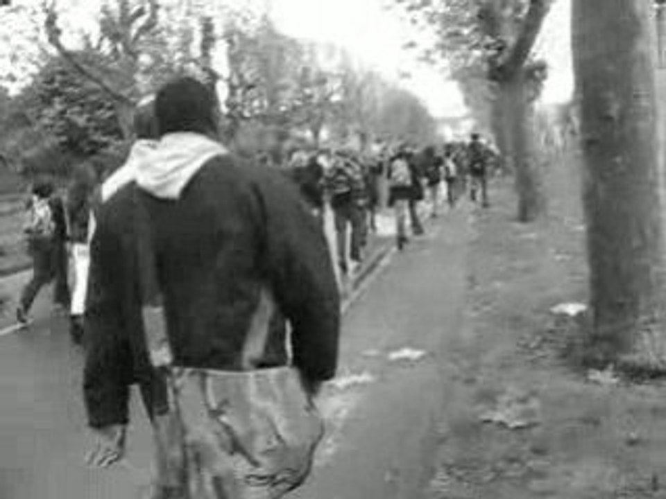 Manifestation contre les réformes à noyon des lycéens