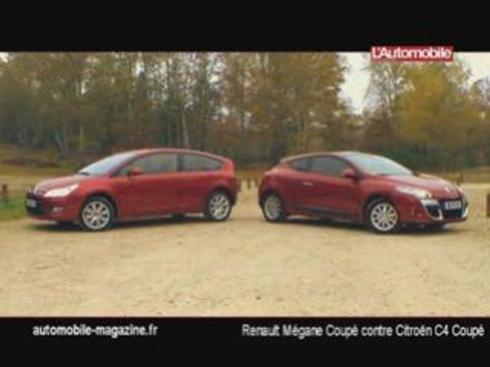 Renault Mégane Coupé contre Citroën C4 Coupé