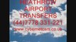 LONDON HEATHROW AIRPORT TAXI (44)7778 331-221 HEATHROW
