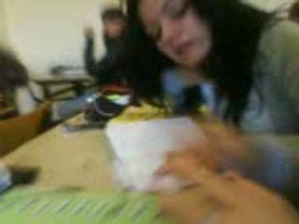 en cours oh mon dieu le bordel