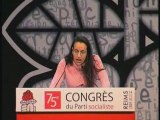 Lynda Belhadi au congrès du Parti Socialiste de Reims 2008