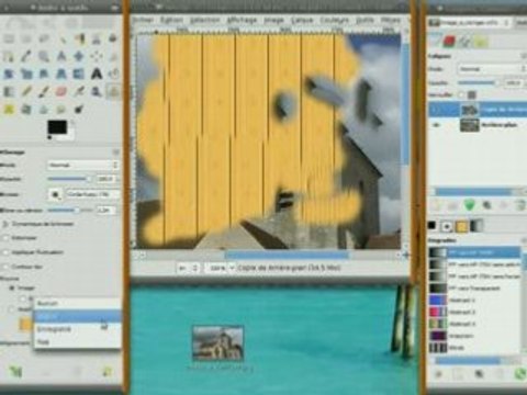 Utilisation de l'outil Clonage de Gimp 2.6 (Vidéo didactique