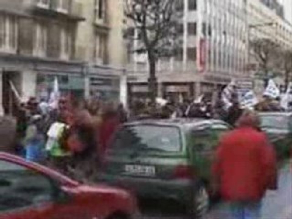 Manifestation du 20 novembre 2008 contre Darcos à Caen
