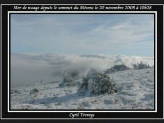 Diaporama des photos prisent au sommet du Mézenc le 20/11/08