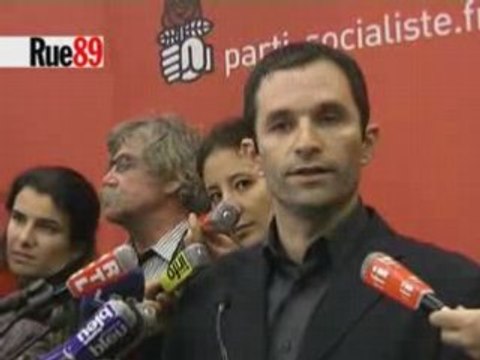 PS : Hamon au soir du premier tour