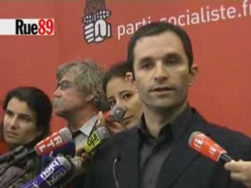 PS : Hamon au soir du premier tour