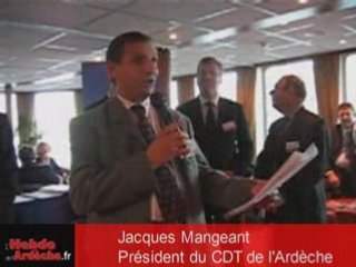 CDT Ardèche : discours de Jacques Mangeant