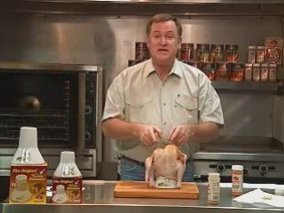 Video Recipe 1 How to Grill Chicken with the Sittin Chicken