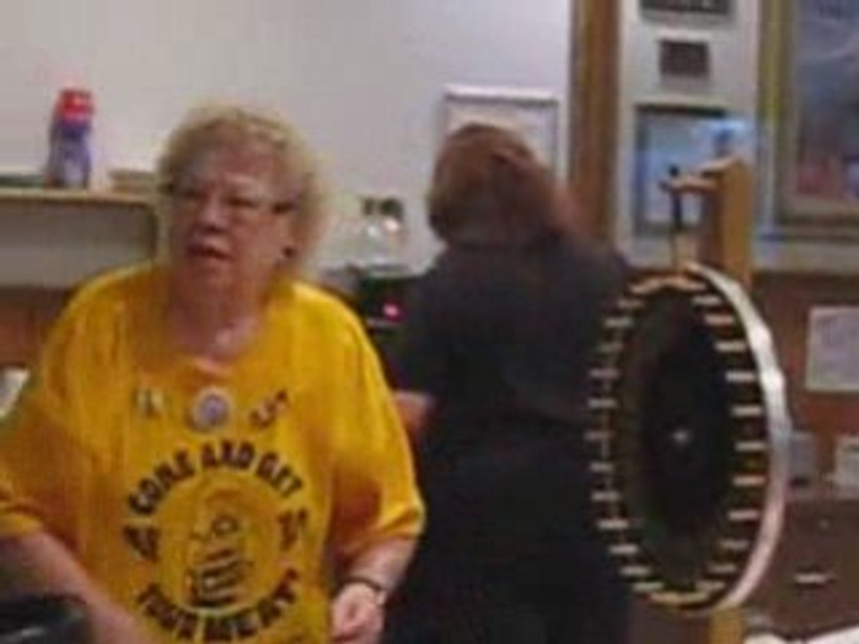 See Marge The Meat Lady in Action