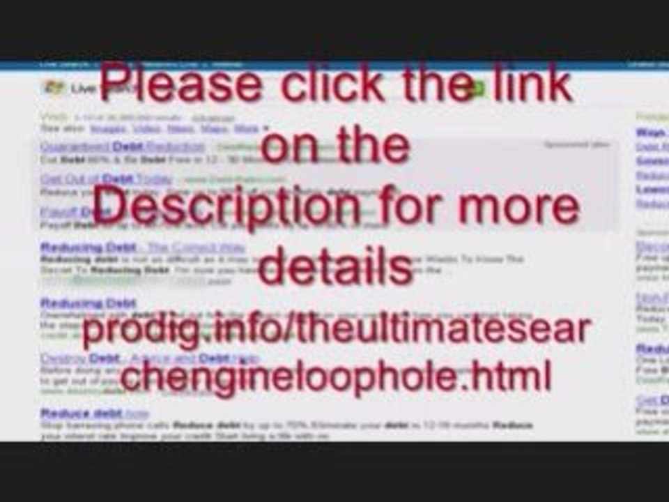 The Ultime Search Engine Loophole