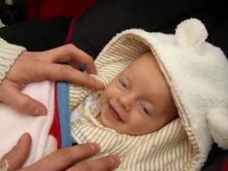 sourire dans ma poussette/smile in my pushchair