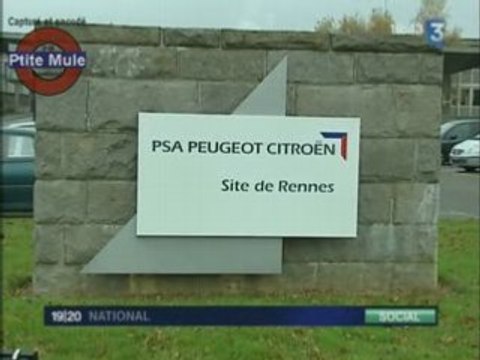 PSA supprime 3550 postes en France