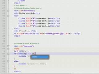 Tutoriel Vidéo : Décomposer un site en PHP