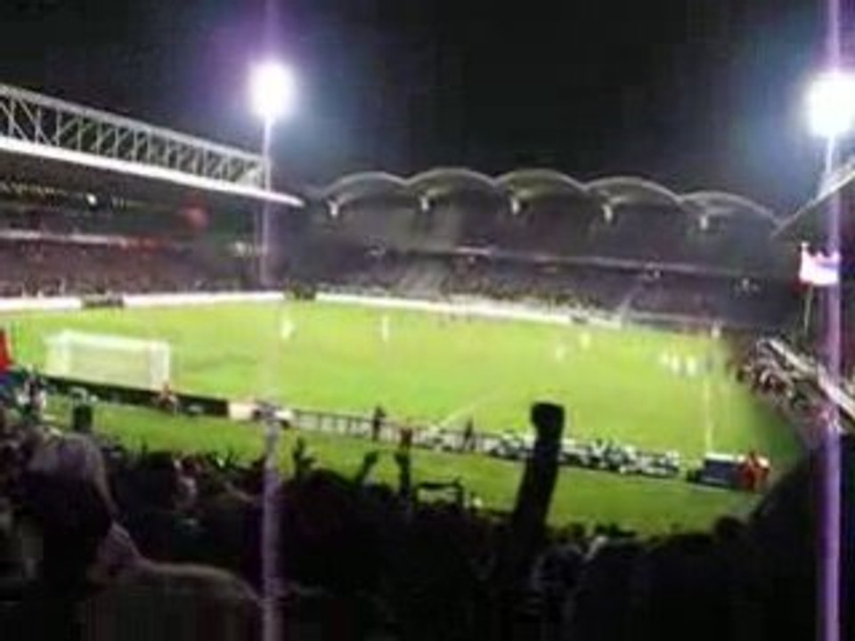 Lyon Bordeaux 1er but-Supporters lyonnais...But!!!!