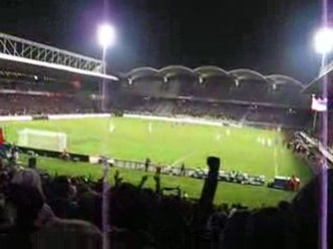 Lyon Bordeaux 1er but-Supporters lyonnais...But!!!!