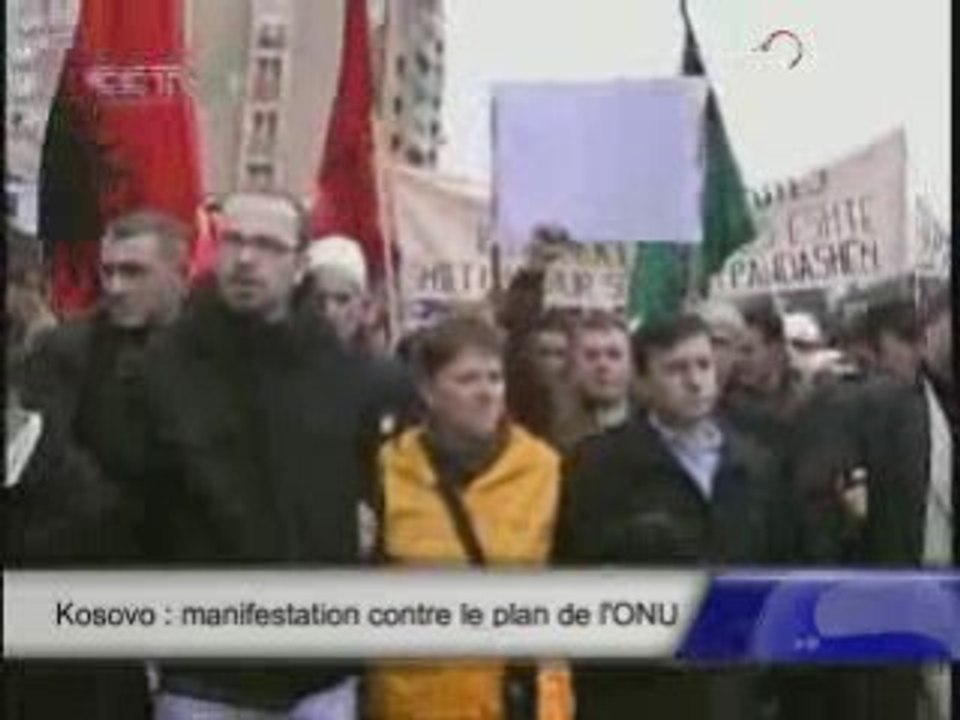 Manifestation contre le plan de l'ONU. Novembre 2008