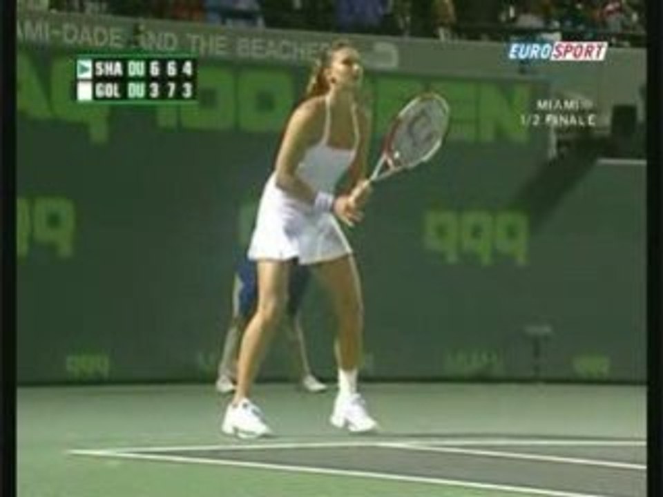 Tatiana Golovin vs Maria Sharapova Miami 2006