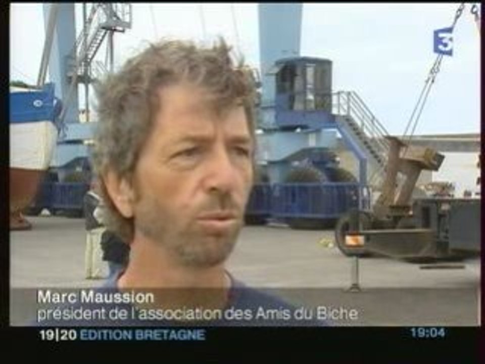 Arrivée 2 du Biche à Lorient 1er août 2006