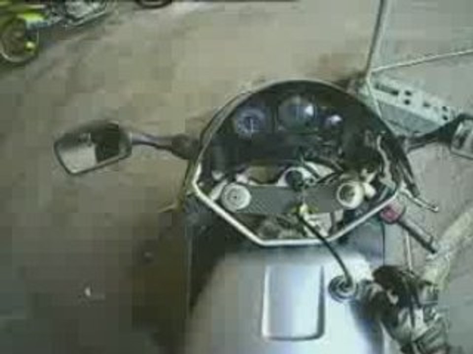 GSXR 750 1994 Camera embarquée casque - Helmet Cam