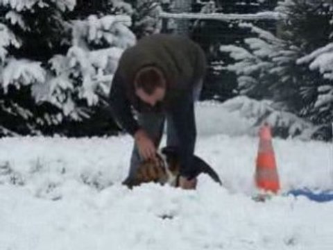 malgré les apparences, non elle n'a pas mal...