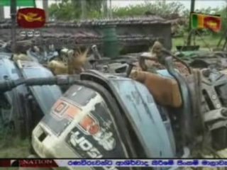 Large stock of Arms   Ammunition found in Pooneryn. Wanni Op