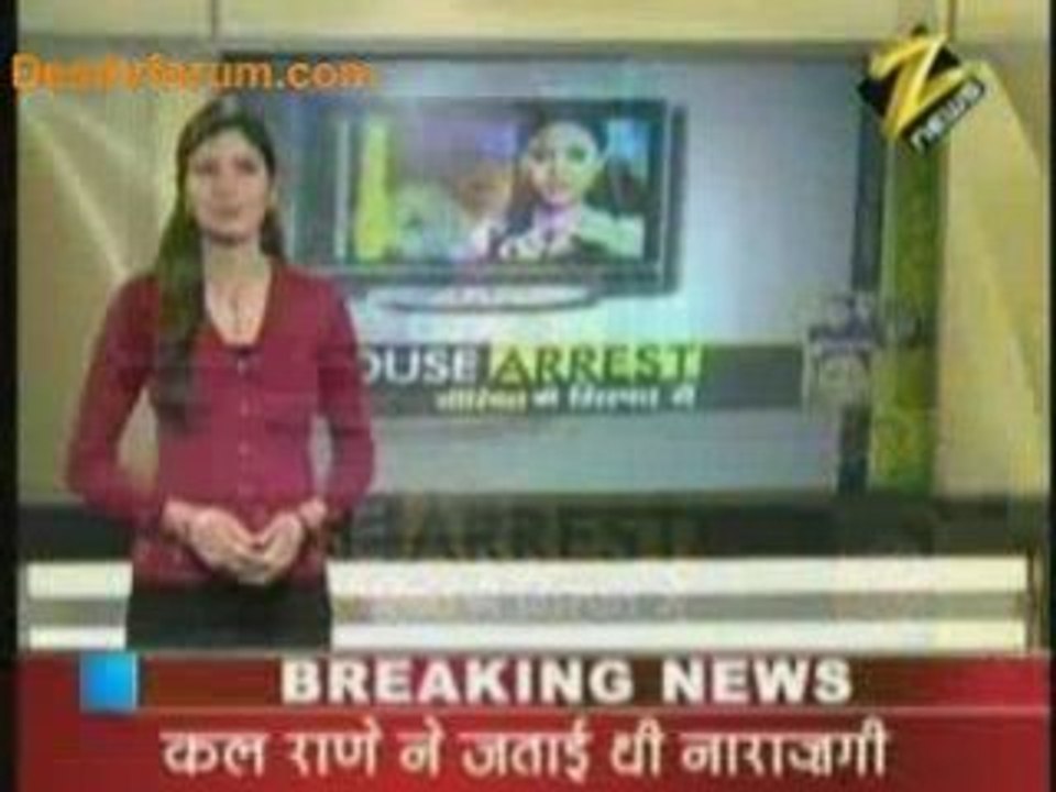 House Arrest Zee News - 6th December 08