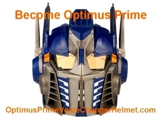 Optimus Prime Voice Changer Helmet