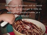 Gâteau fondant au chocolat au micro onde