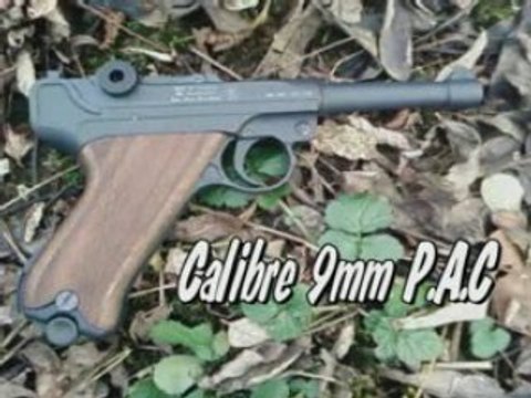 luger P08 à blanc tir