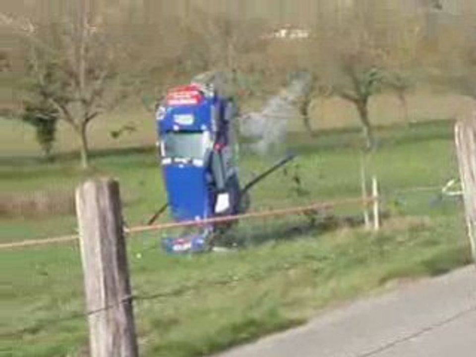 Rallye de la Noix - Crash
