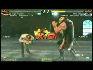Tekken 6: Maddog-Jin (Hwoarang) vs Kingbaksa (King) - Match 3