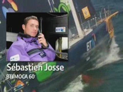 Voile Vendée Globe 2008 Jour 08: Audio avec Sébastien Josse