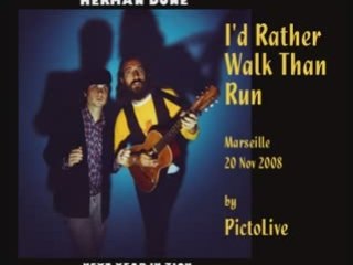 Herman Dune - I'd rather walk than run - Live by PictoLive